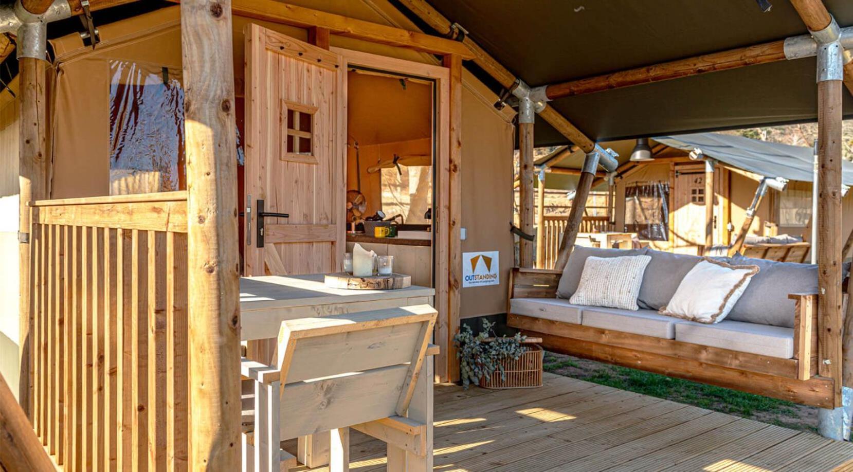La Noguera Camping Sant Llorenç de Montgai Eksteriør bilde