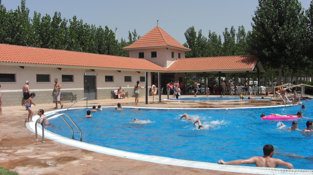La Noguera Camping Sant Llorenç de Montgai Eksteriør bilde